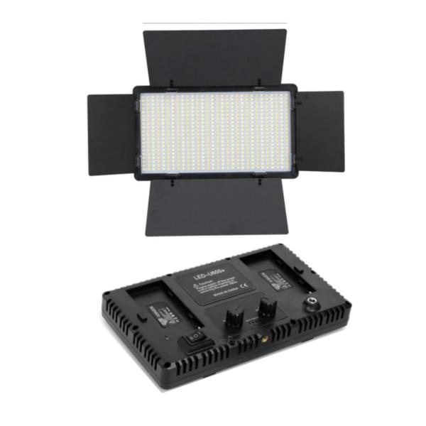 Rechargeable Video LED Light Kit – Pro LED 800 Photography Light, Adjustable Brightness, Compact for Photos & Videos