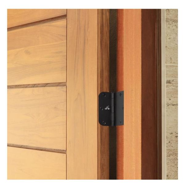 Alanes 3-Pack Silver Door Hinges for Cabinets, Drawers & Furniture – Removable Pin for Easy Installation