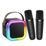 K12 Karaoke Machine for Kids & Adults – Portable Bluetooth Speaker (Black)