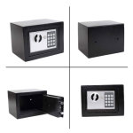 Compact Electronic Safe Box – Digital Keypad Lock, Steel Security (0.2 cu ft Capacity)